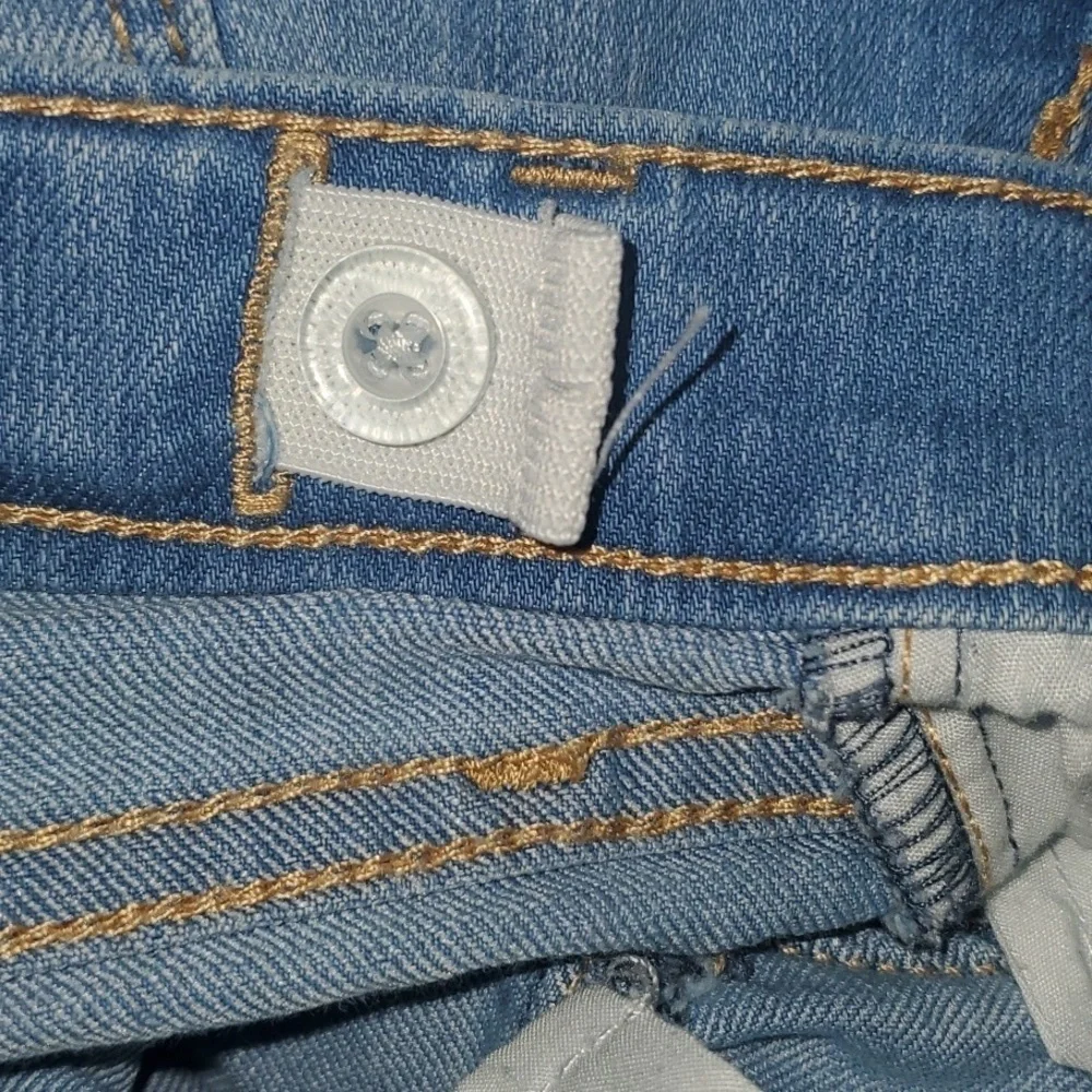 Old Navy Light Blue Denim Shorts Youth Girls Size‎ 14 Regular Adjustable Waist